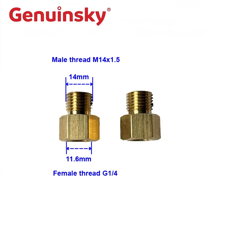 ¿Por qué el adaptador de latón G1/4 hembra a M14 macho es el núcleo del trabajo de transmisión?
