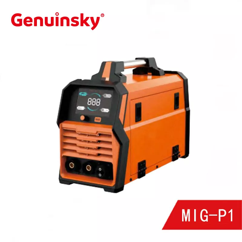Máquina de soldadura de inversor MIG LCD P1 sin gas