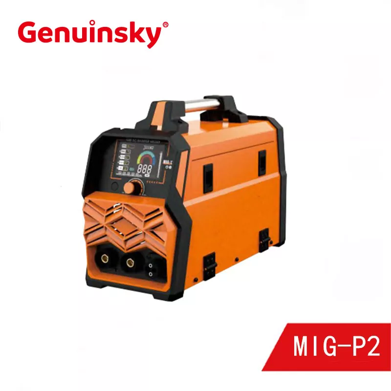 Máquina de soldadura de inversor mig sin gas LCD P2