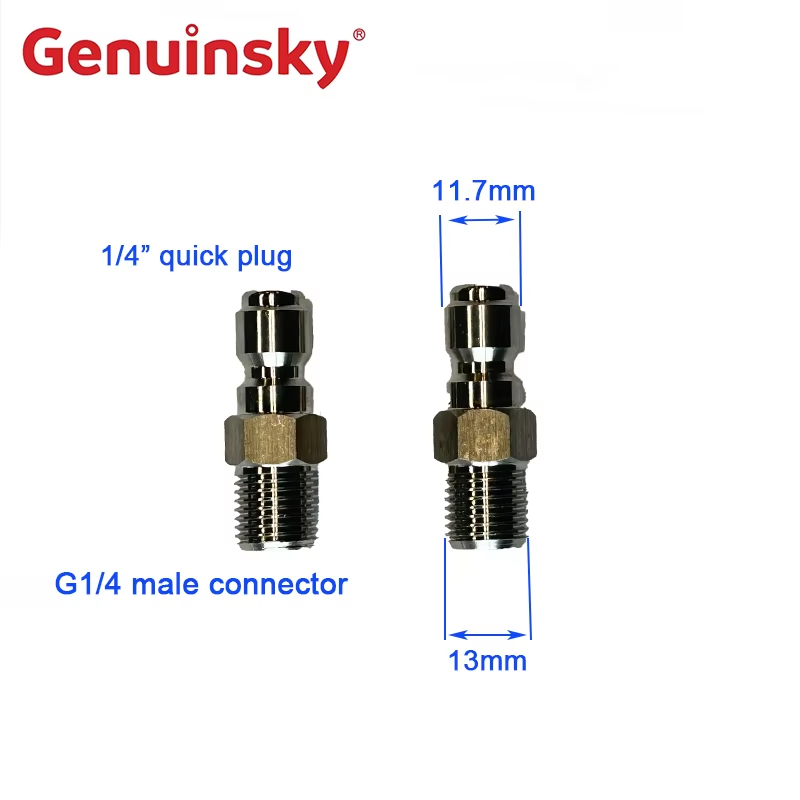 Enchufe rápido de lavado de autos de acero inoxidable